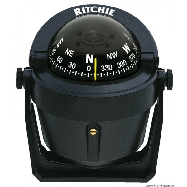 Compass caliper RITCHIE Explorer 2"3/4 black/black - N°1 - comptoirnautique.com 