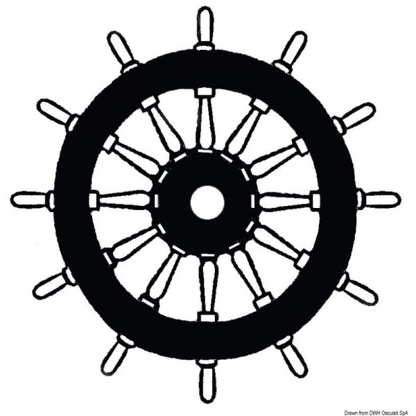 RITCHIE Wheelmark 3" built-in compass black/black - N°2 - comptoirnautique.com