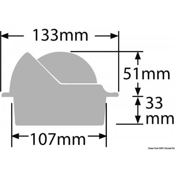 RITCHIE Wheelmark 3" built-in compass black/black - N°3 - comptoirnautique.com 