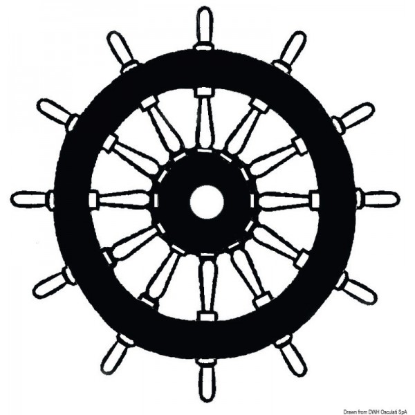 Compas externe RITCHIE Wheelmark 3" noir/noir  - N°2 - comptoirnautique.com 