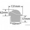 Built-in compass RITCHIE Helmsman 3"3/4 white/white - N°2 - comptoirnautique.com 