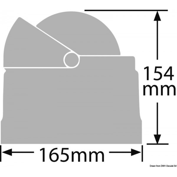 RITCHIE Navigator Cockpit-Kompass 4"1/4 schwarz/schwarz - N°2 - comptoirnautique.com