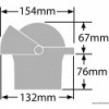 Bussola RITCHIE Supersport 4"1/2 bianco/blu - N°2 - comptoirnautique.com