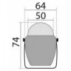 Brújula Finder de 2" con calibre negro/negro - N°2 - comptoirnautique.com 