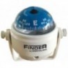 Bussola Finder da 2" con calibro bianco/blu