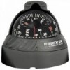 2"5/8 Finder compass on black/black plane - N°1 - comptoirnautique.com 