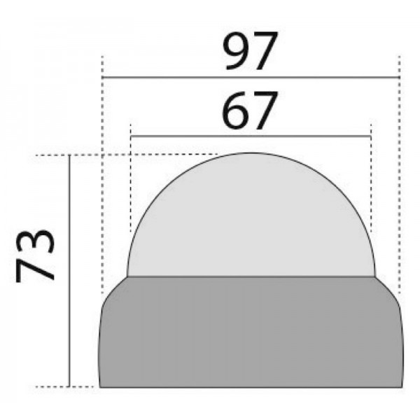 Bússola localizadora de 2"5/8 em plano preto/preto - N°2 - comptoirnautique.com 