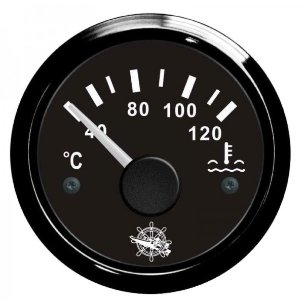 Indicador do nível de água 40/120° preto/preto - N°1 - comptoirnautique.com