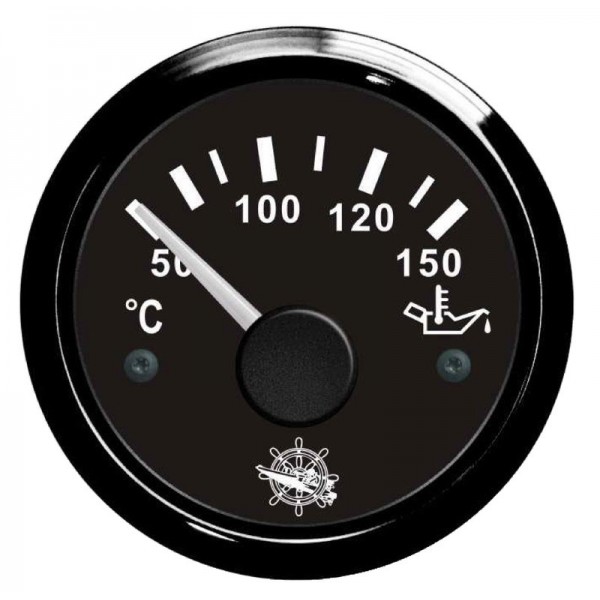 Oil level gauge 50/150° black/black - N°1 - comptoirnautique.com