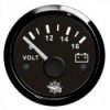 Voltmeter 8/16 V black/black - N°1 - comptoirnautique.com