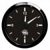 Black/black quartz clock - N°1 - comptoirnautique.com