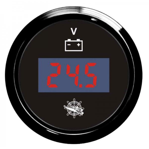 Voltmetro digitale 8/32 V nero/nero - N°1 - comptoirnautique.com