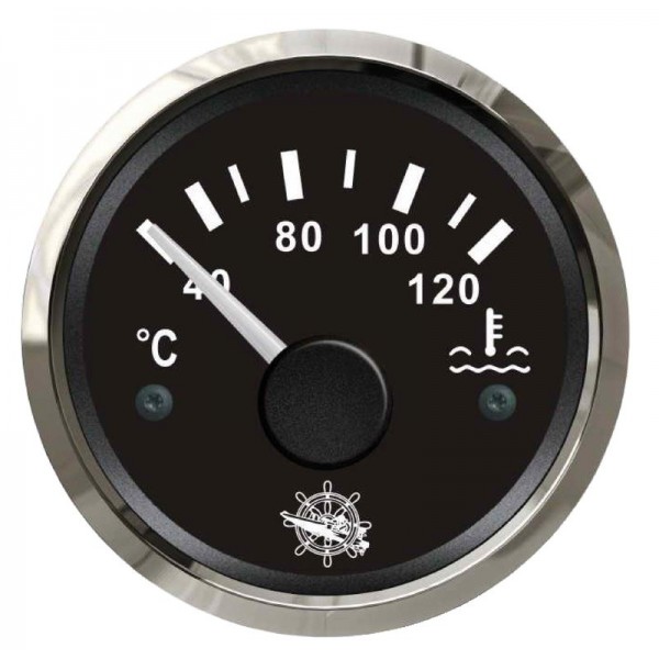 Water level gauge 40/120° black/polished - N°1 - comptoirnautique.com