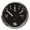 Oil pressure gauge 0/5 bar black/polished - N°1 - comptoirnautique.com