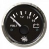 Voltmeter 8/16 V black/polished - N°1 - comptoirnautique.com