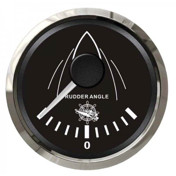 Indicateur angle de barre noir/polie  - N°1 - comptoirnautique.com