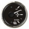 Indicatore di assetto 0/190 ohm, nero/lucido