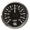 Ammeter with shunt 50 A black/polished