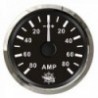 Amperemeter mit Shunt 80 A schwarz/poliert