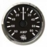 Amperometro con shunt 80 A nero/lucido