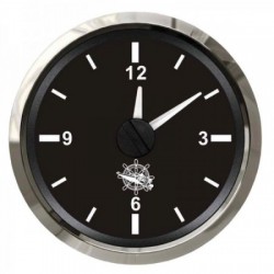 Orologio al quarzo nero/lucido