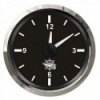 Horloge au quartz noir/polie  - N°1 - comptoirnautique.com