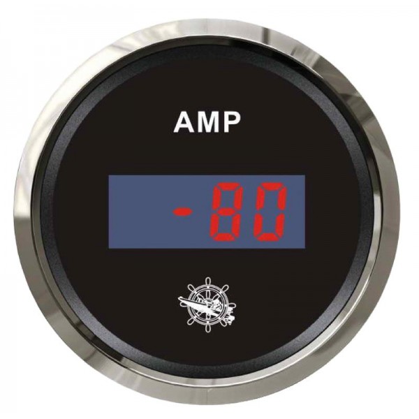 Amperímetro digital negro/pulido - N°1 - comptoirnautique.com