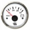 Voltmetro 18/32 V bianco/lucido