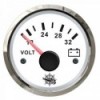 Voltmetro 18/32 V bianco/lucido - N°1 - comptoirnautique.com