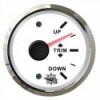 Indicador do trim 0/190 ohm branco/polido - N°1 - comptoirnautique.com 