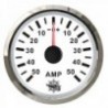 Ammeter with shunt 50 A white/polished