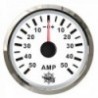 Amperemeter mit Shunt 50 A weiß/poliert