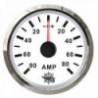 Ammeter with shunt 80 A white/polished