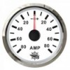 Amperemeter mit Shunt 80 A weiß/poliert - N°1 - comptoirnautique.com