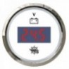 Digitales Voltmeter 8/32 V weiß/poliert