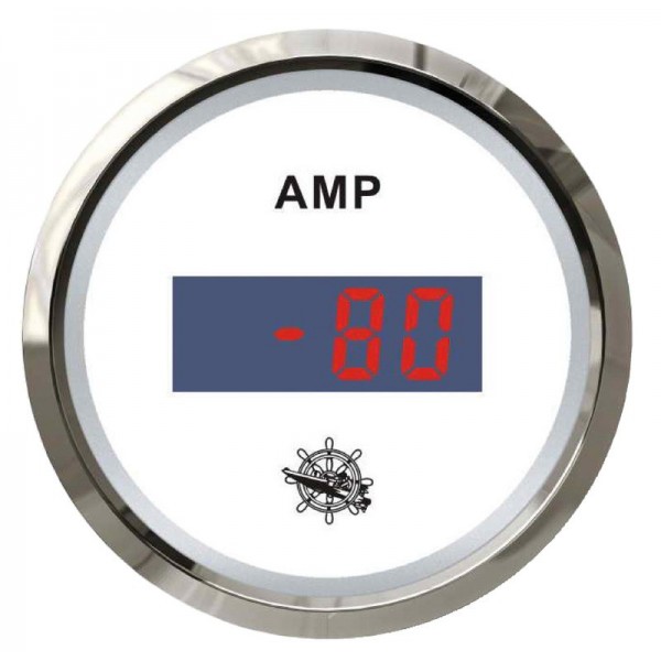 Ampèremètre numérique blanc/polie  - N°1 - comptoirnautique.com 