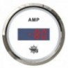 White/polished digital ammeter