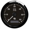 0-6000 rpm black/black rev counter - N°1 - comptoirnautique.com 