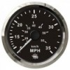 Indicatore di velocità Pitot 0-35 MPH nero/lucido  - N°1 - comptoirnautique.com