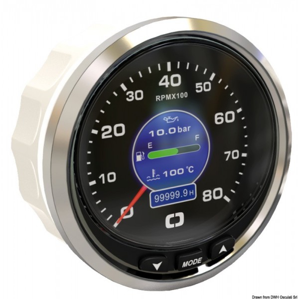 Instrument multifonction LCD  - N°1 - comptoirnautique.com
