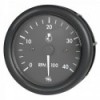Compte-tours Guardian diesel noir   compteur 12 V  - N°1 - comptoirnautique.com