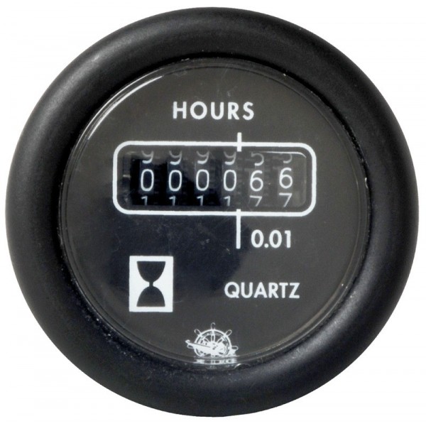 Cuentahoras Guardian negro 12V - N°1 - comptoirnautique.com