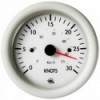 Velocímetro Guardian 0-30 nudos blanco 12 V - N°1 - comptoirnautique.com