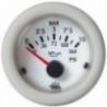 Indicatore di pressione dell'olio. Guardian 0-10bar bianco 24V 