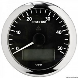 Black 5000 rpm tachometer