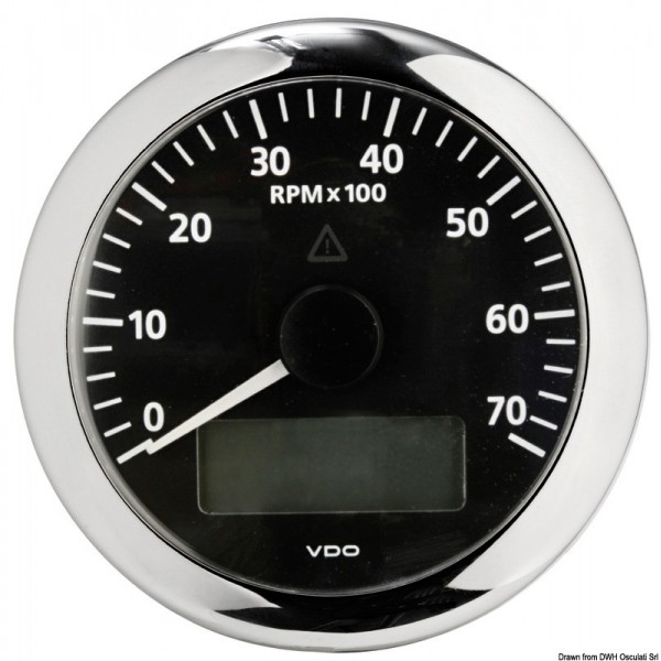 Nero-Contatore a 7000 giri/min  - N°1 - comptoirnautique.com