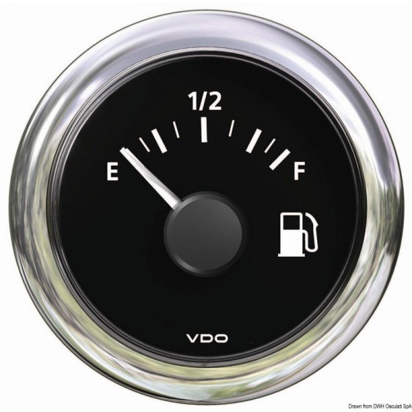 Fuel level gauge 10/180 ohm black - N°2 - comptoirnautique.com 