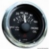 Black oil pressure gauge 5 bar/80 psi