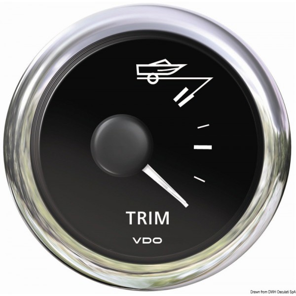 Indicateur trim noir  - N°1 - comptoirnautique.com 