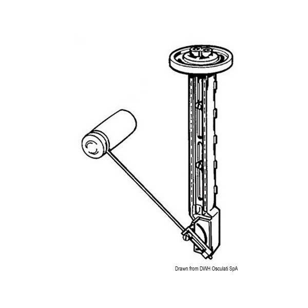 Flotteur à levier 150-605 mm  - N°1 - comptoirnautique.com 